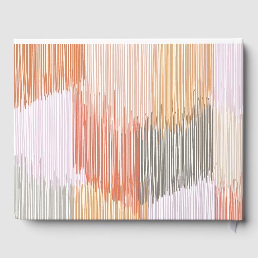 Modern Fringe Wedding Gastenboek (Achterkant)