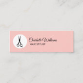 Modern Friseur Visitenkarte Mini Visitekaartje (Voorkant)