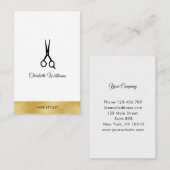 Modern Friseur Visitenkarte Visitekaartje (Voorkant / Achterkant)