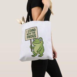 Modern Frog Lover Tote Tote Bag