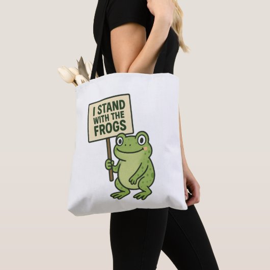 Modern Frog Lover Tote Tote Bag (Dichtbij)