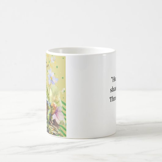 Modern Frog Waterverf Fun Joke Koffiemok (Center)