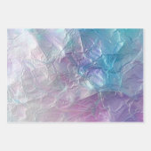 Modern Frosted Wrapping Paper Flat Sheet Set van 3 (Voorkant 2)