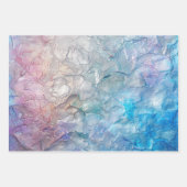 Modern Frosted Wrapping Paper Flat Sheet Set van 3 (Voorkant 3)