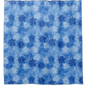Modern Frosty Blue Douchegordijn (Voorkant)