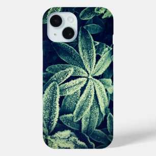 Modern Frozen Planten Art Design - Chic Greenery iPhone 15 Case