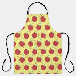 Modern fruit appel patroon zoet schort