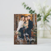 Modern Fun Calligraphy Family Briefkaart (Staand voorkant)