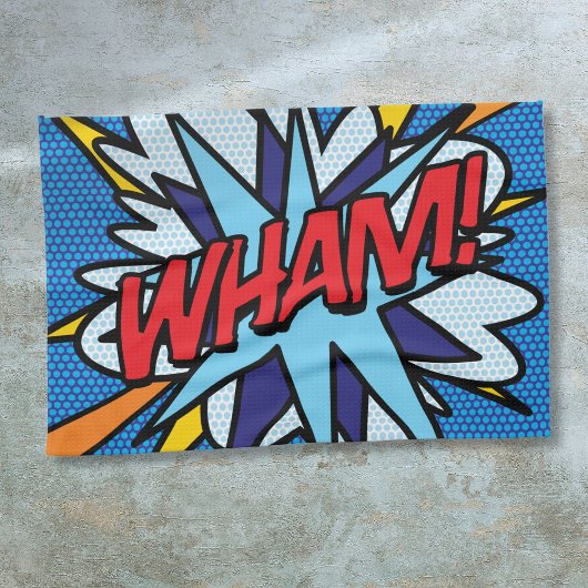 Modern Fun Comic Book Pop Art WHAM Theedoek