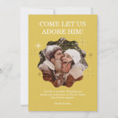 Modern Fun Feestelijk Geloof Foto Seizoenen Groete Feestdagenkaart (Voorkant)