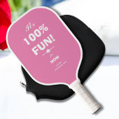 Modern FUN FITNESS CADEAU VOOR MAMA Cool Script Ro Pickleball Paddle