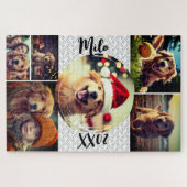 Modern Fun Furry Friend 6 Fotocollage Legpuzzel (Horizontaal)