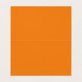 Modern Fun, helder Oranje wit contemmodern gevouwe Visitekaartje (Binnenkant ongevouwen)