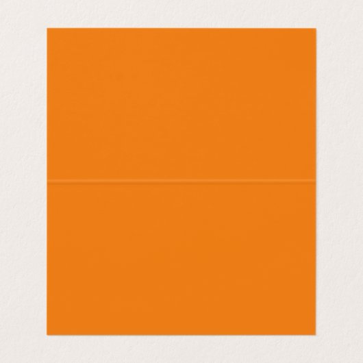 Modern Fun, helder Oranje wit contemmodern gevouwe Visitekaartje (Binnenkant ongevouwen)