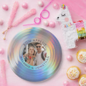 Modern Fun Holographic Bon Appetit Custom Wedding Papieren Bordje (Feest)