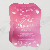 Modern Fun Love Hearts Vrijgezellenfeest Uitnodige Kaart (Voorkant / Achterkant)