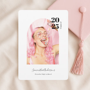 Modern Fun Photo Afstuderen Kaart