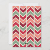 Modern Fun Red Green voegt uw eigen foto kerstmis  Feestdagenkaart (Achterkant)