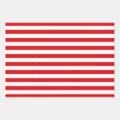 Modern Fun Santa Stripes & Christmas Lights Limoen Inpakpapier Vel (Voorkant 2)