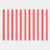 Modern Fun Santa Stripes kerstpatronen Paarse Inpakpapier Vel (Voorkant 3)