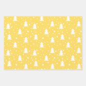 Modern Fun Santa Stripes kerstpatronen Paarse Inpakpapier Vel (Voorkant 2)