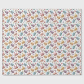 Modern Fun Sweet Macaroons Cadeaupapier (Vlak)