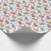 Modern Fun Sweet Macaroons Cadeaupapier (Hoek)