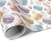 Modern Fun Sweet Macaroons Cadeaupapier (Rol Hoek)