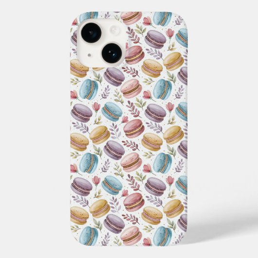 Modern Fun Sweet Macaroons Case-Mate iPhone Case (Achterkant)