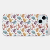 Modern Fun Sweet Macaroons Case-Mate iPhone Case (Achterkant (horizontaal))
