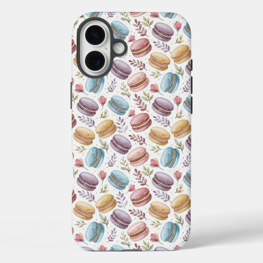 Modern Fun Sweet Macaroons Case-Mate iPhone Case (Achterkant)