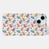 Modern Fun Sweet Macaroons Case-Mate iPhone Case (Achterkant (horizontaal))