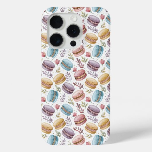 Modern Fun Sweet Macaroons Case-Mate iPhone Case (Achterkant)