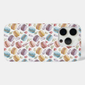 Modern Fun Sweet Macaroons Case-Mate iPhone Case (Achterkant (horizontaal))