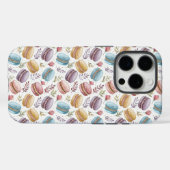 Modern Fun Sweet Macaroons Case-Mate iPhone Case (Achterkant (horizontaal))