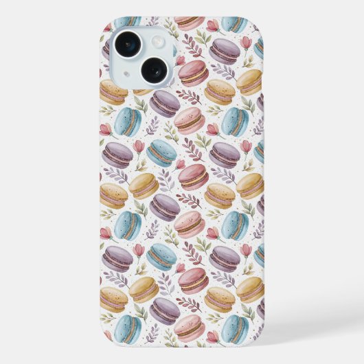Modern Fun Sweet Macaroons iPhone Hoesje (Achterkant)