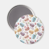 Modern Fun Sweet Macaroons Magneet (Voorkant / Achterkant)