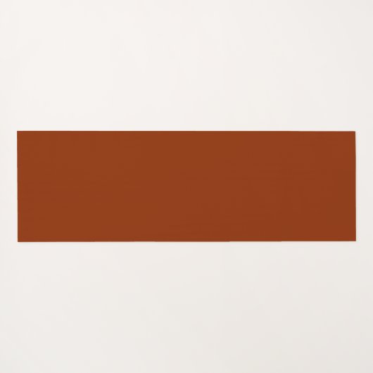 Modern Fun Terracotta Polka Dots Name Yogamat (Achterkant (horizontaal))