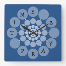 Modern Fun Time 2 Pray Clock