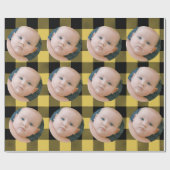 Modern Fun Yellow Pset & fotopapier Cadeaupapier (Vlak)