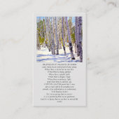 Modern Funeral  Celebration of Life Memorial  Visitekaartje (Voorkant)