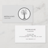 Modern Funeral Director Visitekaartje (Voorkant / Achterkant)