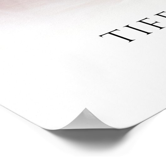 Modern Funeral In Loving Memory Photo Welcome Sign Poster (Hoek)