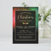 Modern Funky kerstfeest Kaart (Staand voorkant)