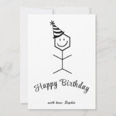 Modern Funny Chemist Pharmacist Birthday Card Kaart (Achterkant)