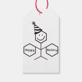 Modern Funny Chemist Pharmacist Birthday Chemistry Cadeaulabel (Voorkant)