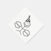 Modern Funny Chemist Pharmacist Birthday Chemistry Servet (Hoek)