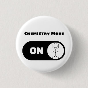 Modern Funny Chemistry apotheker Ronde Button 3,2 Cm