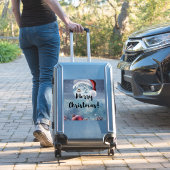 Modern funny cute Christmas reindeer      Sticker (Koffer Insitu)