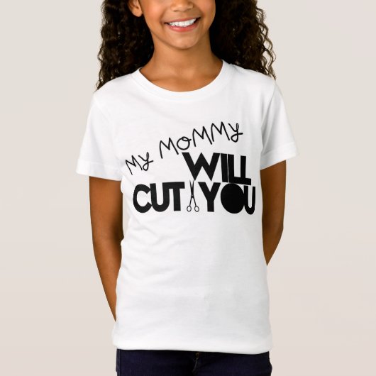 Modern Funny Haarstylist T-shirt (Voorkant)
